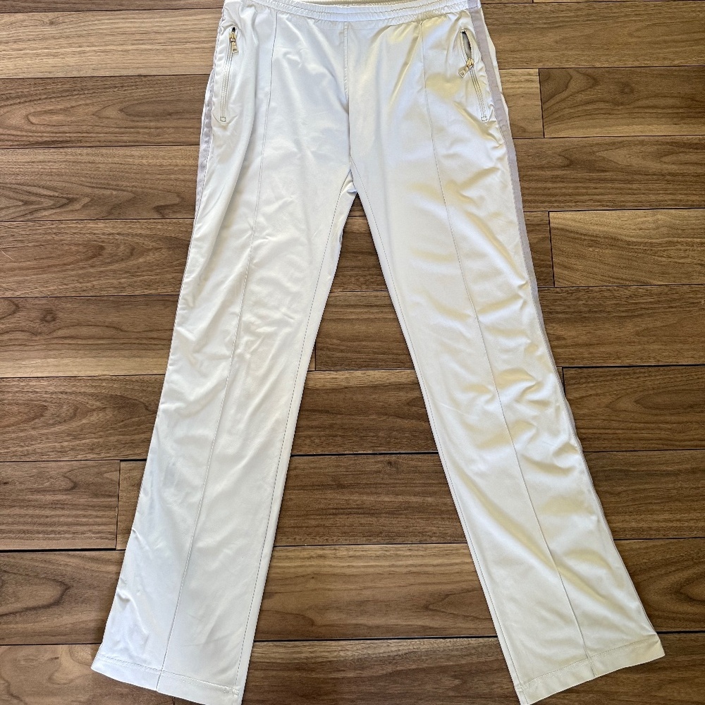 Vintage Prada | Est. Size M/L | Icy Grey Pleated Trouser Track Pants